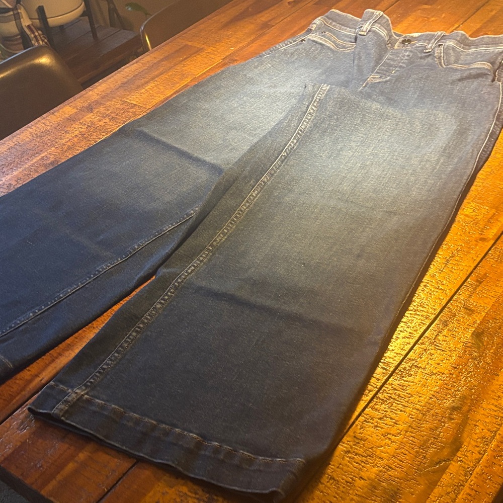 SPANX Women's Flare Jeans in Classic Blue